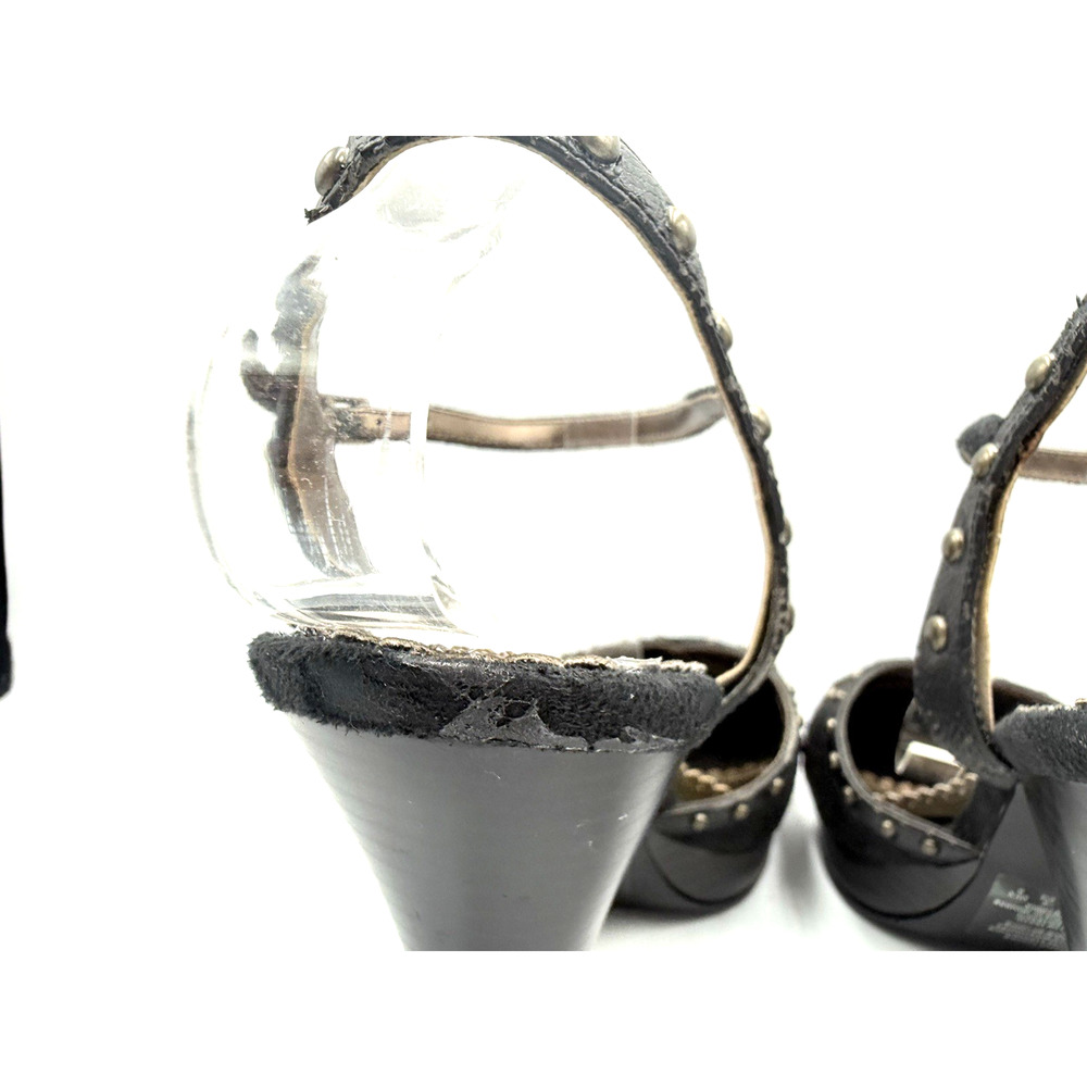 Vintage Bongo Women's Heels Retro Y2K Goth Glam Rocker Chic Size 8.5 - Picture 4 of 14